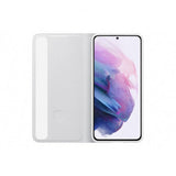 Samsung Original Galaxy S21 Plus Etui Smart Clear View Cover Lysegrå