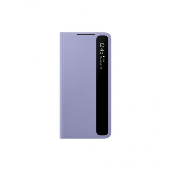 Samsung Original Galaxy S21 Plus Etui Smart Clear View Cover Violet