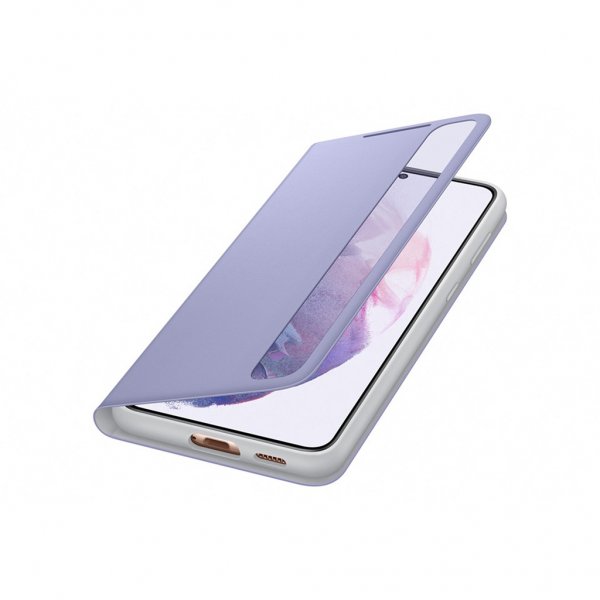 Samsung Original Galaxy S21 Plus Etui Smart Clear View Cover Violet
