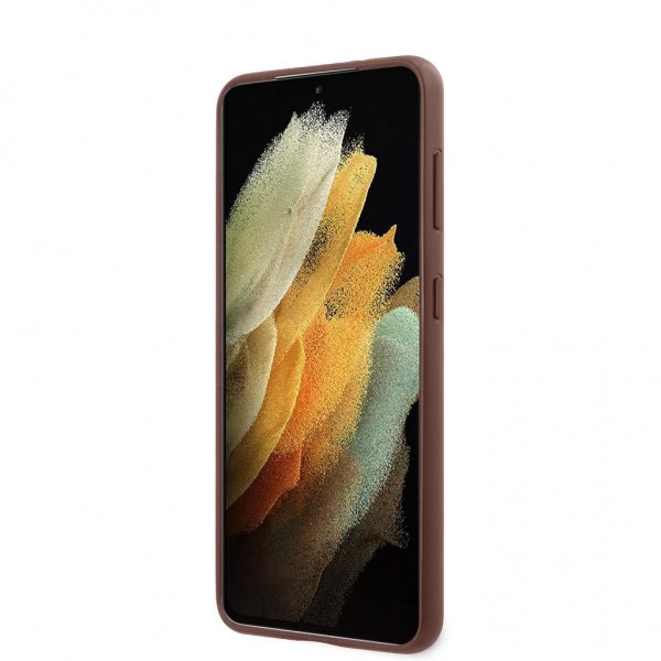Guess Samsung Galaxy S21 Plus Deksel 4G Brun