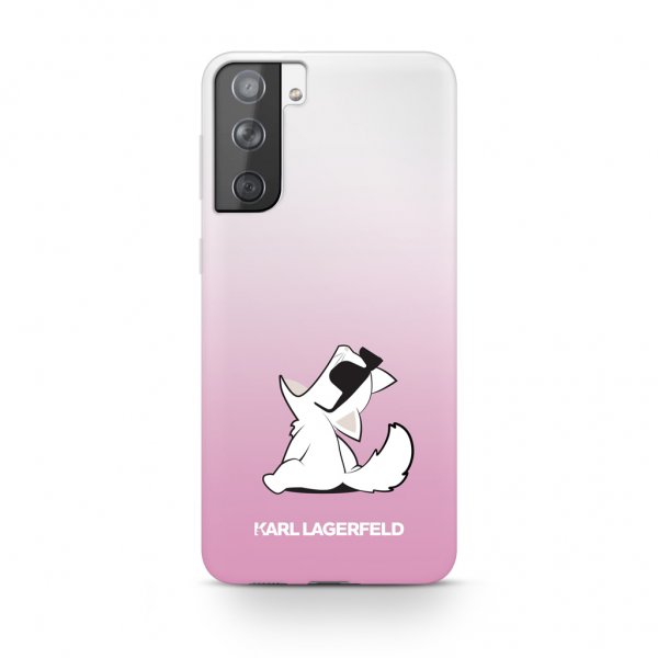 Karl Lagerfeld Samsung Galaxy S21 Plus Deksel Choupette Transparent