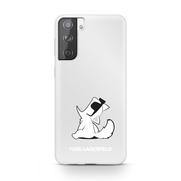 Karl Lagerfeld Samsung Galaxy S21 Plus Deksel Choupette Transparent