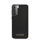 Guess Samsung Galaxy S21 Plus Deksel Skinntekstur Svart