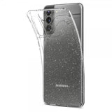 Spigen Samsung Galaxy S21 Plus Deksel Liquid Crystal Glitter Crystal Quartz