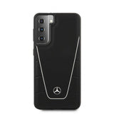 Mercedes Benz Samsung Galaxy S21 Plus Deksel Logo Perforert Dynamic Svart