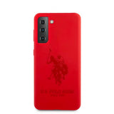 U.S. Polo Samsung Galaxy S21 Plus Deksel med Logo Rød