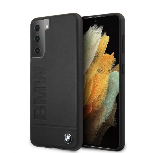 BMW Samsung Galaxy S21 Plus Deksel med Logo Svart