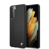 BMW Samsung Galaxy S21 Plus Deksel med Logo Svart