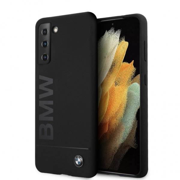 BMW Samsung Galaxy S21 Plus Deksel med Logo Svart