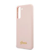 Guess Samsung Galaxy S21 Plus Deksel Metal Logo Rosa