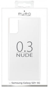 Puro Samsung Galaxy S21 Plus Deksel Nude Gjennomsiktig Klar