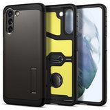 Spigen Samsung Galaxy S21 Plus Deksel Tough Armor Gunmetal