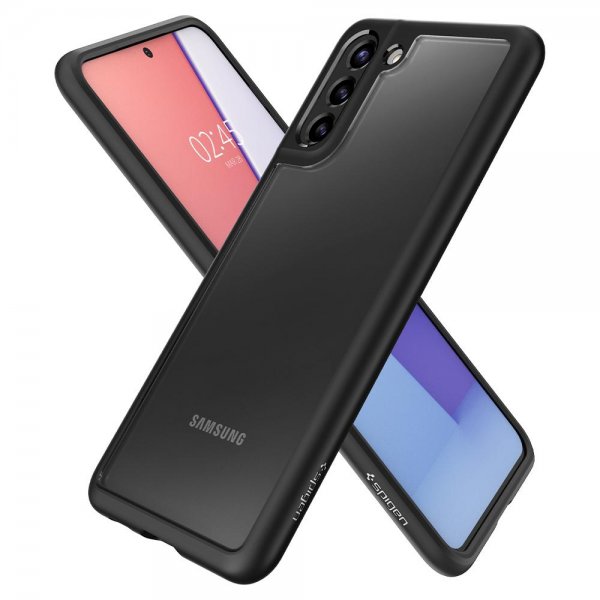 Spigen Samsung Galaxy S21 Plus Deksel Ultra Hybrid Matte Black