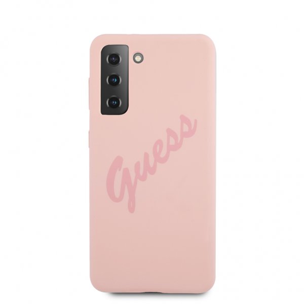 Guess Samsung Galaxy S21 Plus Deksel Vintage Logo Rosa