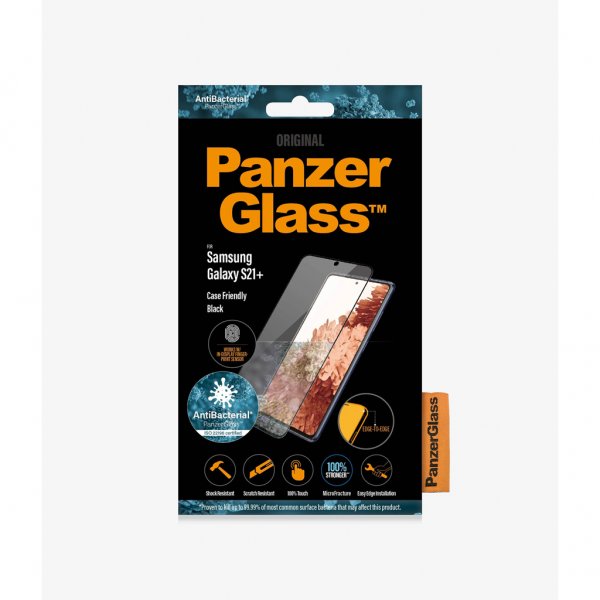 PanzerGlass Samsung Galaxy S21 Plus Skjermbeskytter Case Friendly Fingerprint