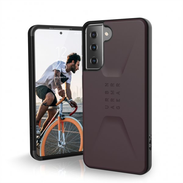 Urban Armor Gear (UAG) Samsung Galaxy S21 Deksel Civilian Eggplant