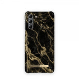 Ideal of Sweden Samsung Galaxy S21 Deksel Fashion Case Golden Smoke Marble