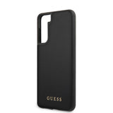 Guess Samsung Galaxy S21 Deksel Skinntekstur Svart