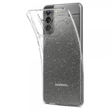 Spigen Samsung Galaxy S21 Deksel Liquid Crystal Glitter Crystal Quartz
