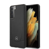 Mercedes Benz Samsung Galaxy S21 Deksel Logo Perforert Svart