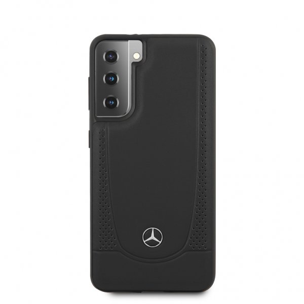 Mercedes Benz Samsung Galaxy S21 Deksel Logo Perforert Svart