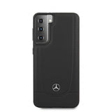Mercedes Benz Samsung Galaxy S21 Deksel Logo Perforert Svart