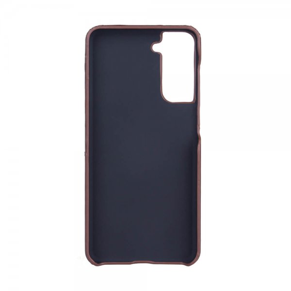 Onsala Samsung Galaxy S21 Deksel med Kortlomme Brun