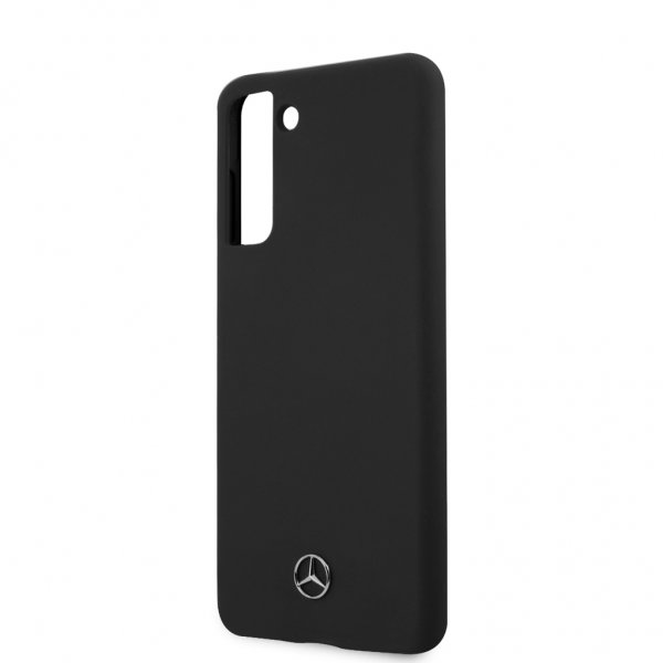 Mercedes Benz Samsung Galaxy S21 Deksel med Logo Svart