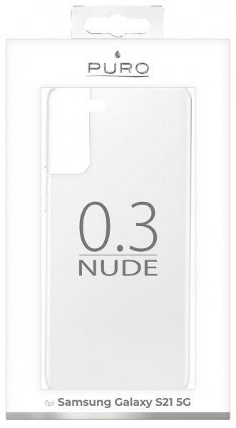 Puro Samsung Galaxy S21 Deksel Nude Gjennomsiktig Klar
