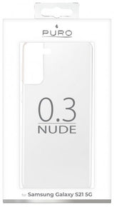 Puro Samsung Galaxy S21 Deksel Nude Gjennomsiktig Klar