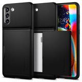 Spigen Samsung Galaxy S21 Deksel Slim Armor CS Svart