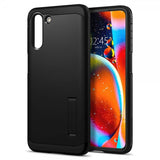 Spigen Samsung Galaxy S21 Deksel Tough Armor Svart