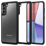Spigen Samsung Galaxy S21 Deksel Ultra Hybrid Matte Black