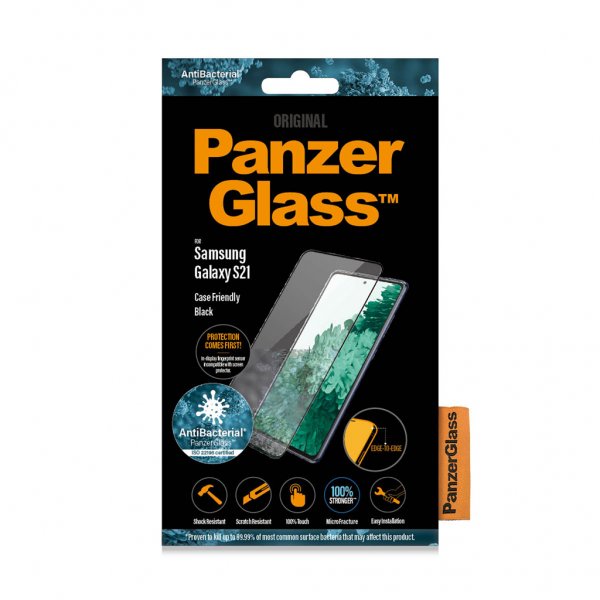 PanzerGlass Samsung Galaxy S21 Skjermbeskytter Case Friendly