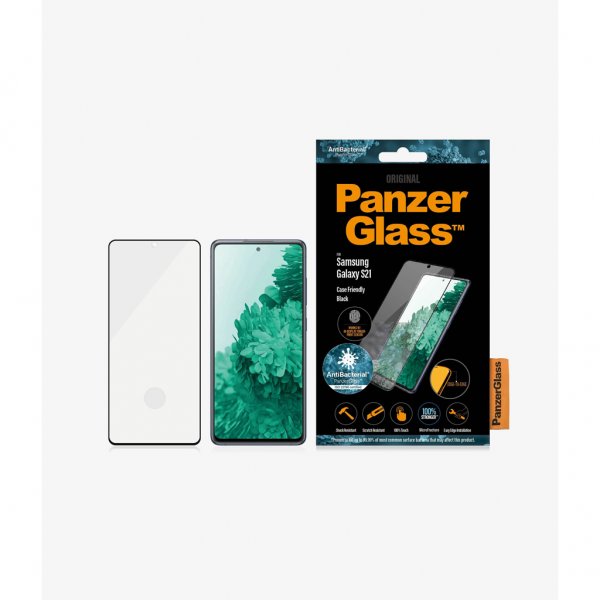 PanzerGlass Samsung Galaxy S21 Skjermbeskytter Case Friendly Fingerprint