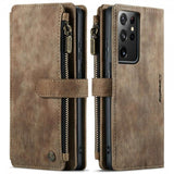 CaseMe Samsung Galaxy S21 Ultra Etui C30 Series Brun