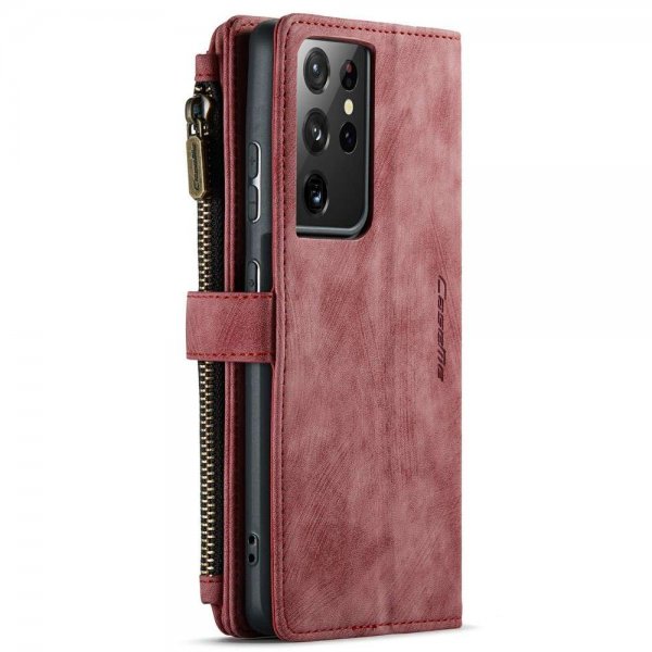 CaseMe Samsung Galaxy S21 Ultra Etui C30 Series Rød