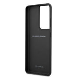 Ferrari Samsung Galaxy S21 Ultra Etui Logo Perforert Svart