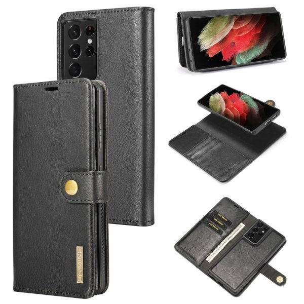 Dg.Ming Samsung Galaxy S21 Ultra Etui Avtagbart Deksel Svart