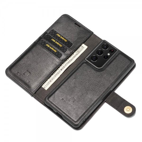 Dg.Ming Samsung Galaxy S21 Ultra Etui Avtagbart Deksel Svart