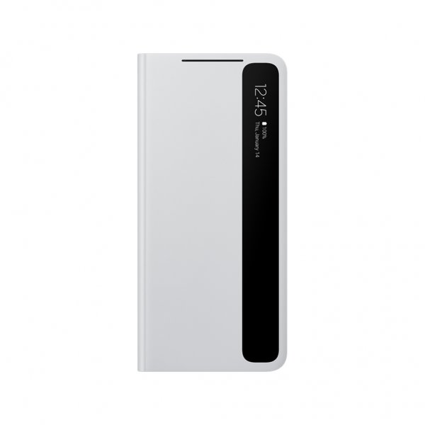 Samsung Original Galaxy S21 Ultra Etui Smart Clear View Cover Lysegrå