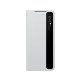 Samsung Original Galaxy S21 Ultra Etui Smart Clear View Cover Lysegrå
