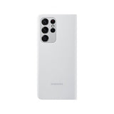 Samsung Original Galaxy S21 Ultra Etui Smart Clear View Cover Lysegrå