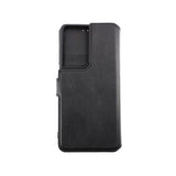 Rvelon Samsung Galaxy S21 Ultra Etui Detachable Wallet Case Svart