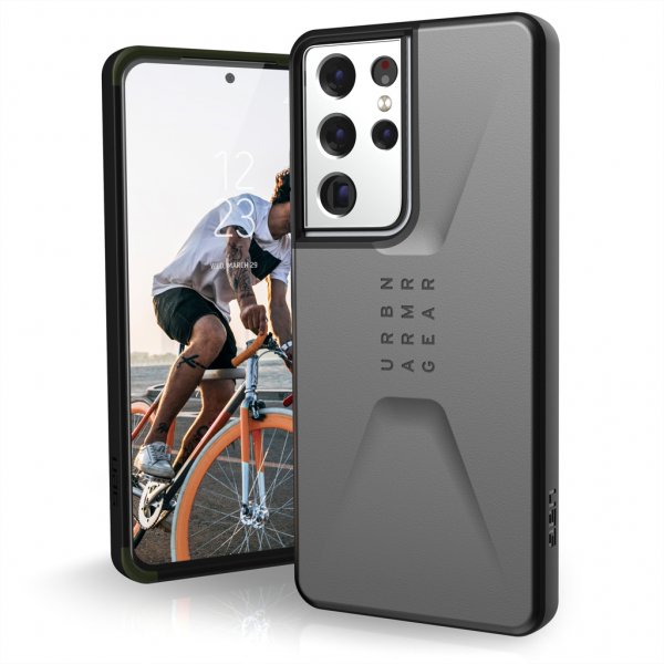 Urban Armor Gear (UAG) Samsung Galaxy S21 Ultra Deksel Civilian Sølv