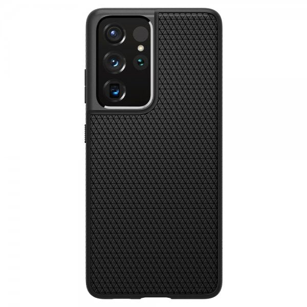Spigen Samsung Galaxy S21 Ultra Deksel Liquid Air Matte Black
