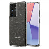 Spigen Samsung Galaxy S21 Ultra Deksel Liquid Crystal Glitter Crystal Quartz