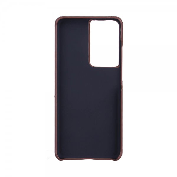 Onsala Samsung Galaxy S21 Ultra Deksel med Kortlomme Brun