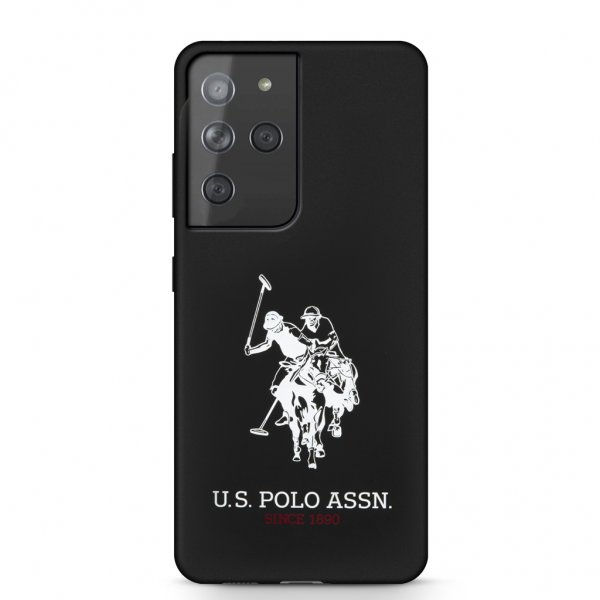 U.S. Polo Samsung Galaxy S21 Ultra Deksel med Logo Svart