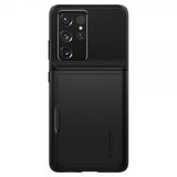 Spigen Samsung Galaxy S21 Ultra Deksel Slim Armor CS Svart